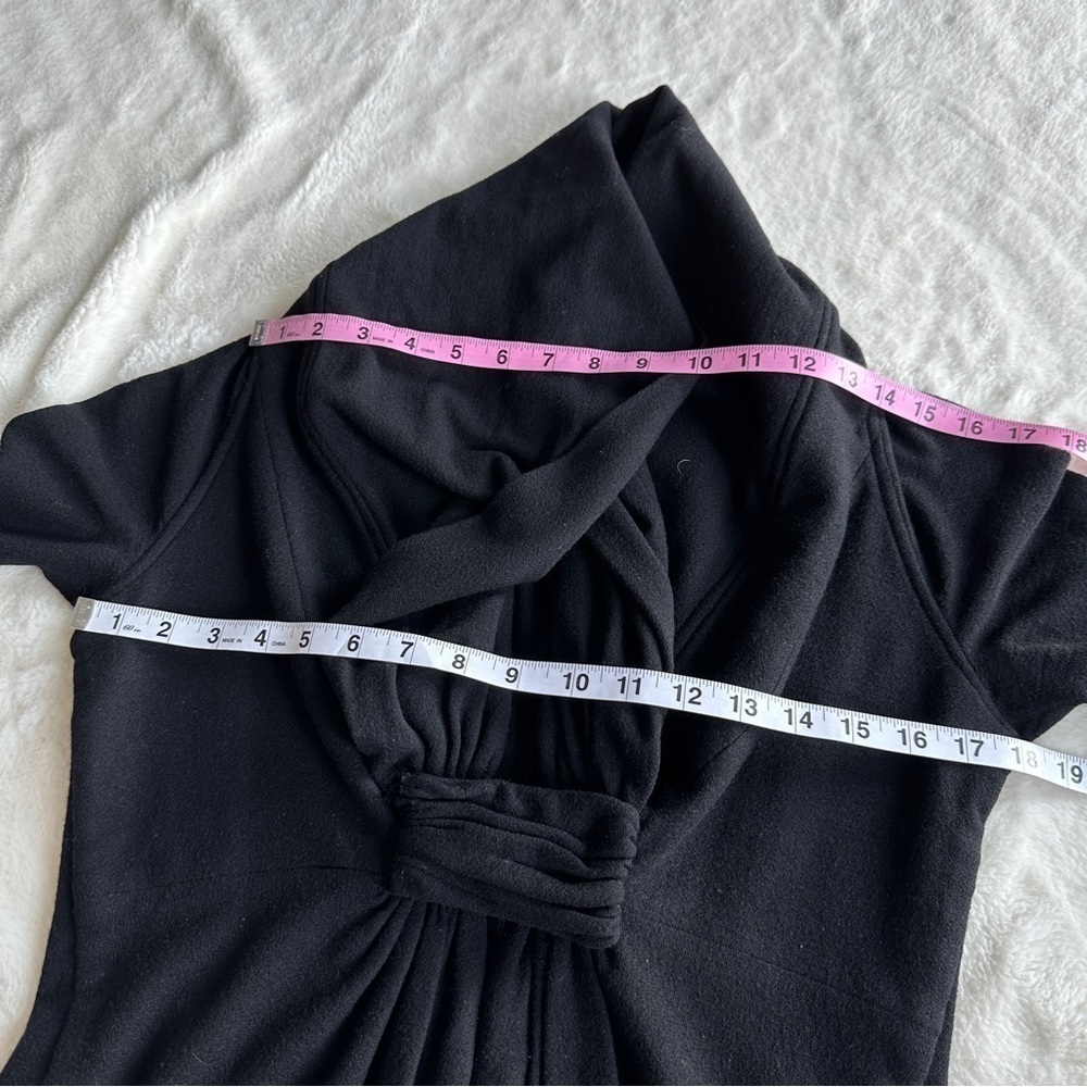 💥Clearance💥 Charles Chang-Lima Black Wool V-neck Long Sleeve Jacket M (8) - Picture 5 of 14